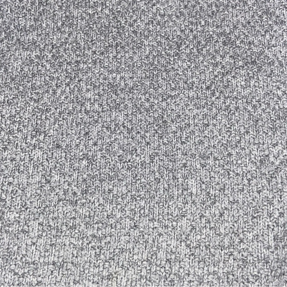H & M Shawl Neck Wool Blend Gray Knit Sweater - Men’s Large - Picture 10 of 12